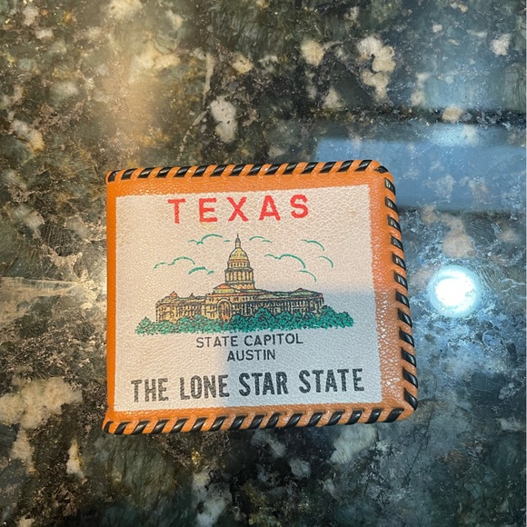 Other - Vintage Texas Small Travel Souvenir Bifold Wallet